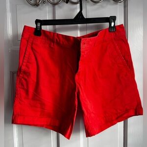 Banana Republic coral shorts sz 6